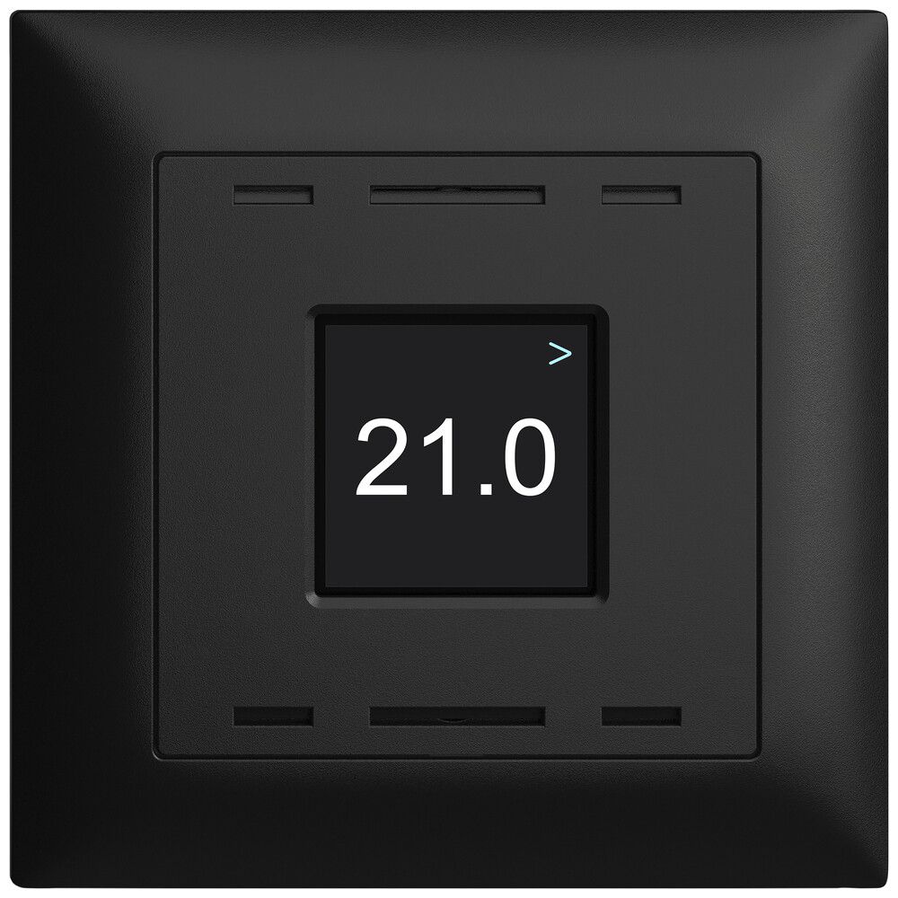 UP-Raumtemperatursensor EDIZIOdue Wiser 230V 5…30°C schwarz