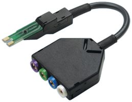 Câble d'essai R&M VS83/prise 2L/2.5m