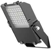 LED-Strahler DOTLUX LENSplus 100W 13350lm 3000K IP66 15° 335×295mm schwarz