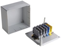 AP-Abzweigdose Woertz leer 95×95×51mm hellgrau