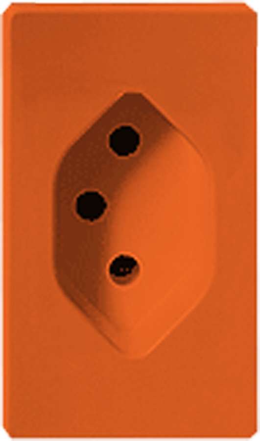 EB-Steckdose FH T13 FLF orange