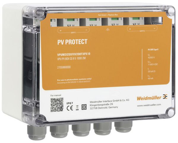 Coffret de protection surtension WM VPUM2I2SXFXV2O0TXPX10