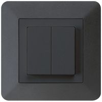 Poussoir ENC kallysto.trend 2×A-R/1P noir