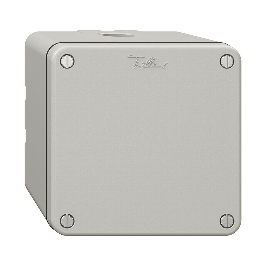 NAP-Leergehäuse NEVO, Anbauhöhe 64 mm, IP55, lichtgrau