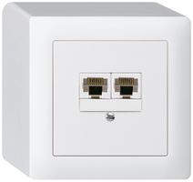 AP-Dose kallysto 2×RJ45u parallel weiss