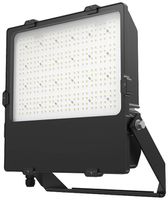 LED-Strahler DOTLUX LENSplus 300W 40620lm 850 IP66 60×120° 499×410mm schwarz