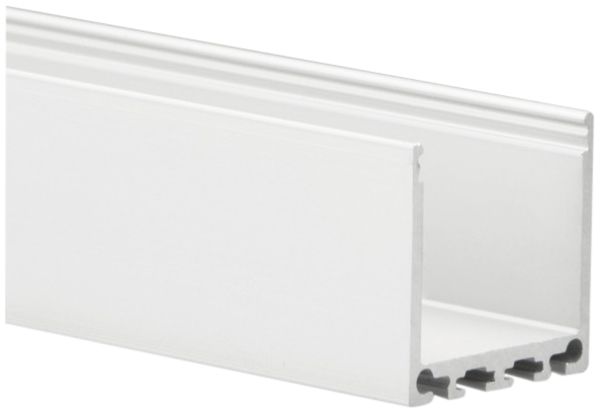 Profilé apparent DOTLUX type 11 aluminium haut argent 2m