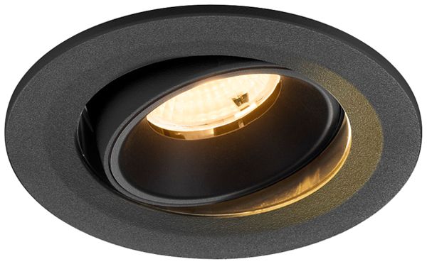 Downlight LED SLV NUMINOS MOVE S 6.7W 1050lm 3000K WB DALI Ø100×63.5 nero