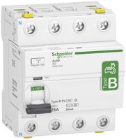 Interruttore differenziale SE Acti9 tipo B-EV 25A 30mA 4P 400V