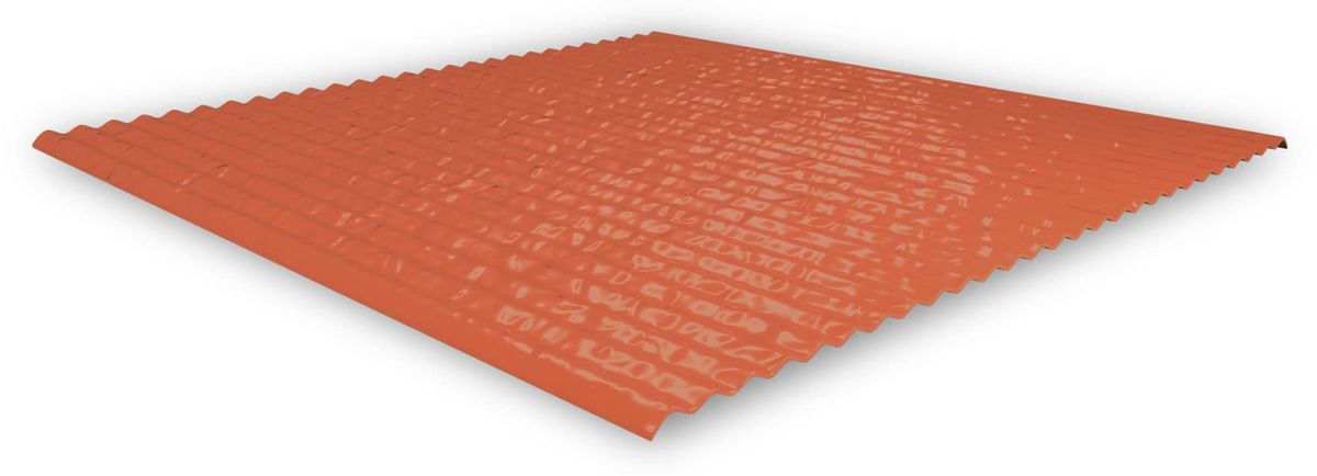 SingleHook FlatTile sheet metal, Rot