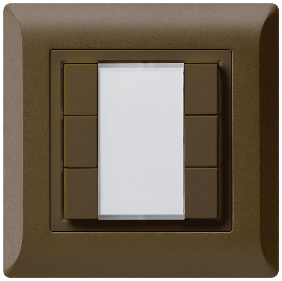 Poussoir universel ENC 6×kallysto.line sans LED brun