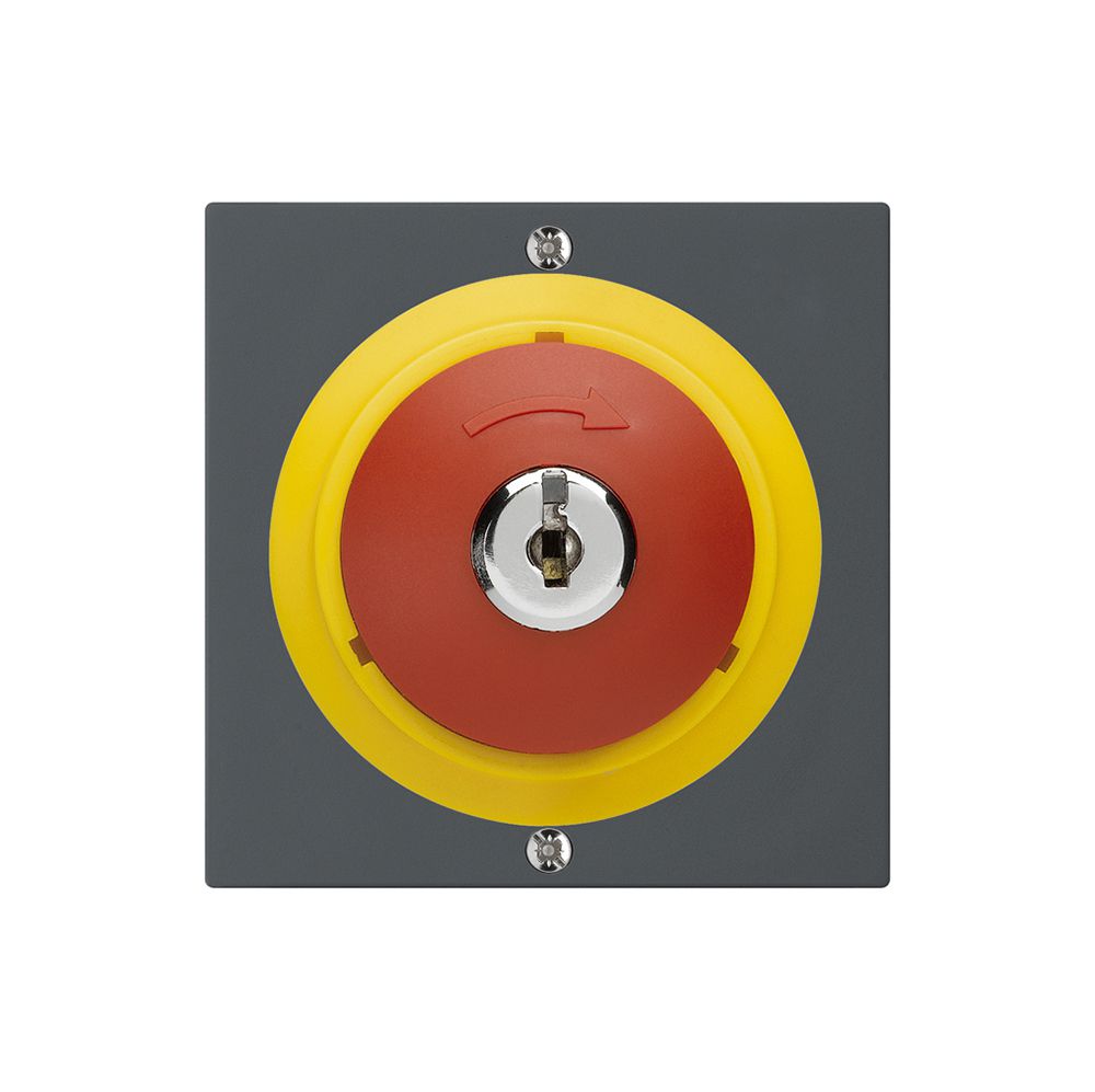 Schlüsseltaster kallysto NOT-AUS anthrazit