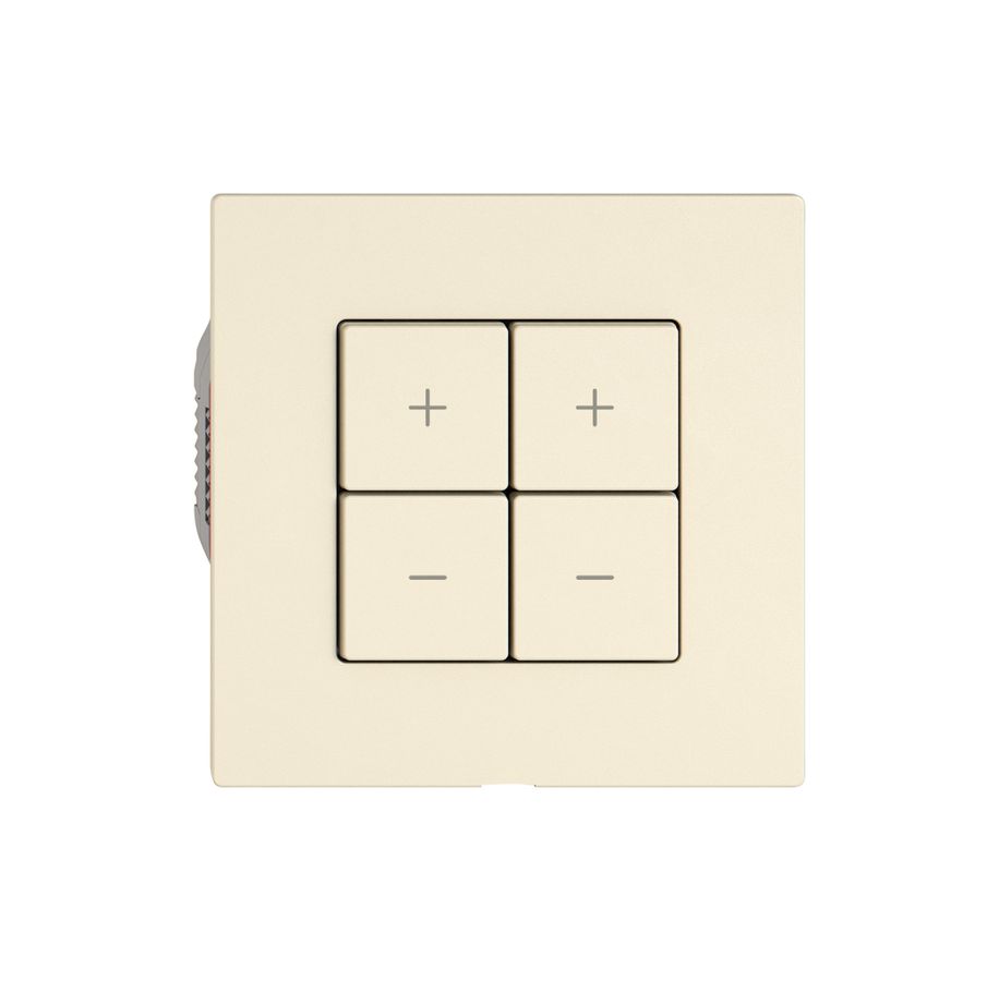 Dimmer Uni-LED EDIZIO.liv Wiser SNAPFIX® 2 Kanal 4 Tasten cr