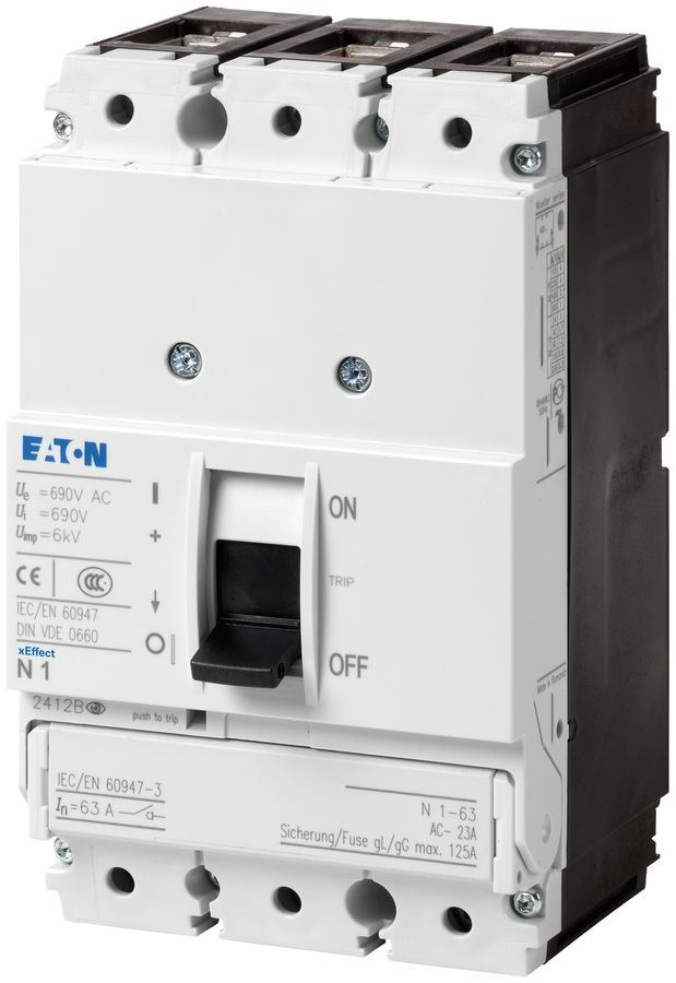 Interrupteur de charge ETN PN1-63, 3L 63A
