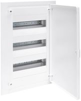 Coffret de distribution ENC Hager golf 3 rangées 12UM porte IP40 352×543×97.5mm