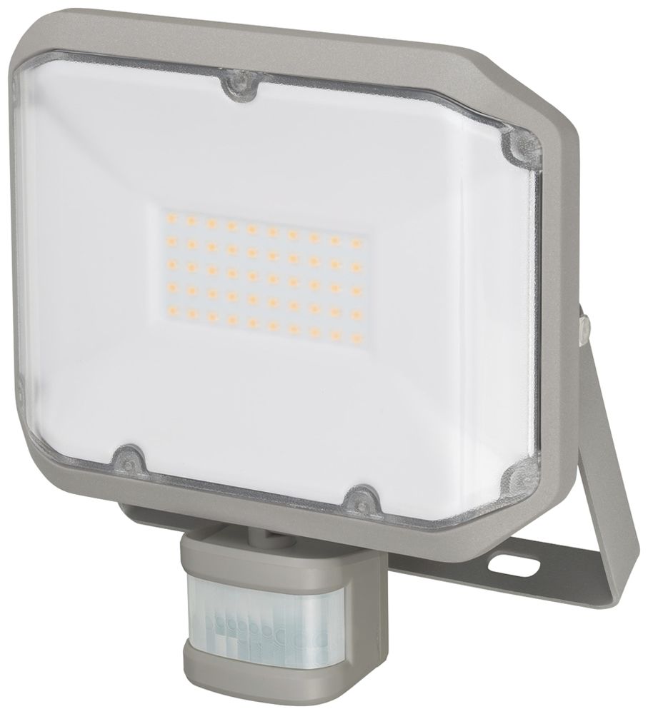 LED-Strahler AL 3050 PIR 30W 3110lm 3000K IP44 VWB 216×220mm grau