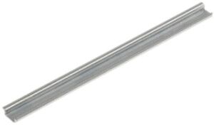Barre profilée Weidmüller TS15 15×5.5×2000mm acier zinguée chromé