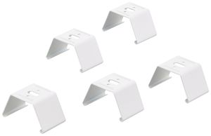 Abhängehalterung CoreLine 40×67×37mm Stahl weiss Seilabhängung 5 Stk