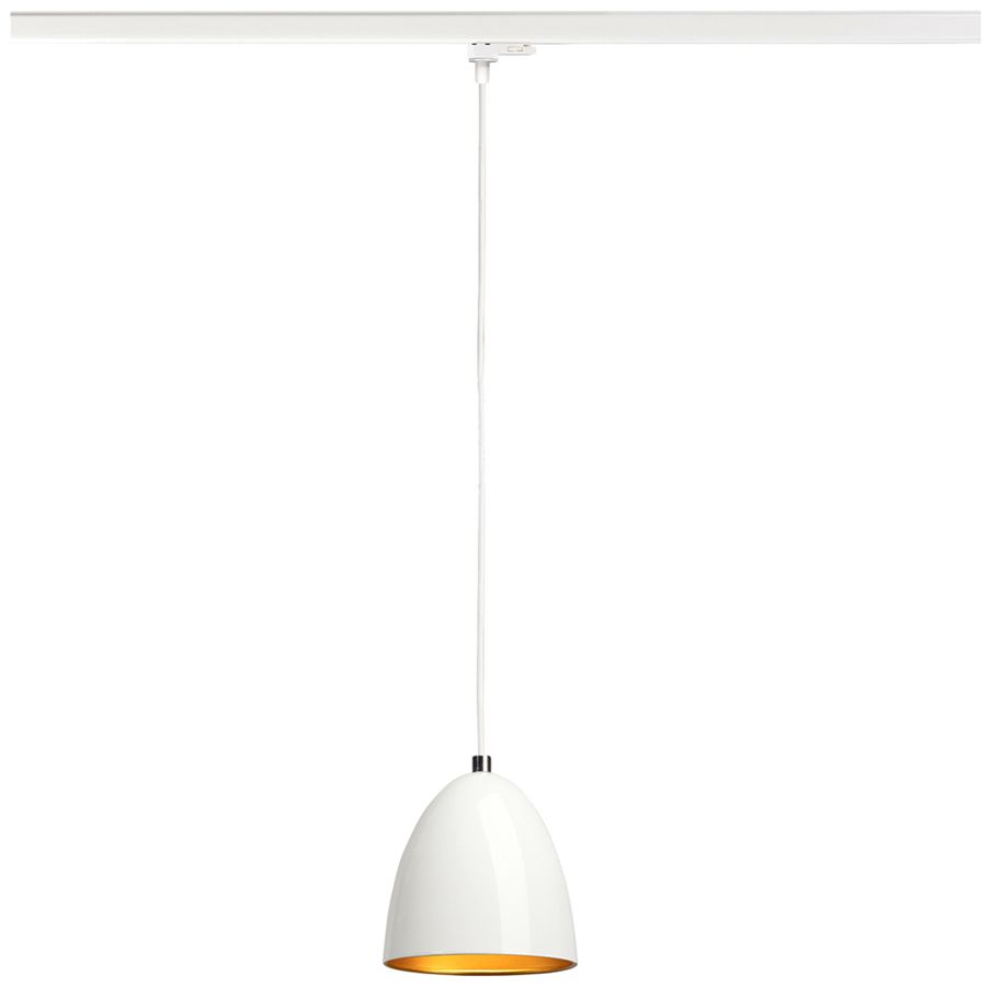 Pendelleuchte SLV PARA CONE GU10 35W 3-Ph.-Adapter Ø135mm weiss