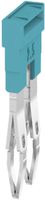 Querverbinder Weidmüller ZQV 2.5N/2 gesteckt 2L 5.1mm isoliert 24A blau