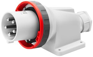 AP-Gerätestecker CEE Gewiss 309 HP 5P 63A 380…415V rt 6h IP67 Schraube