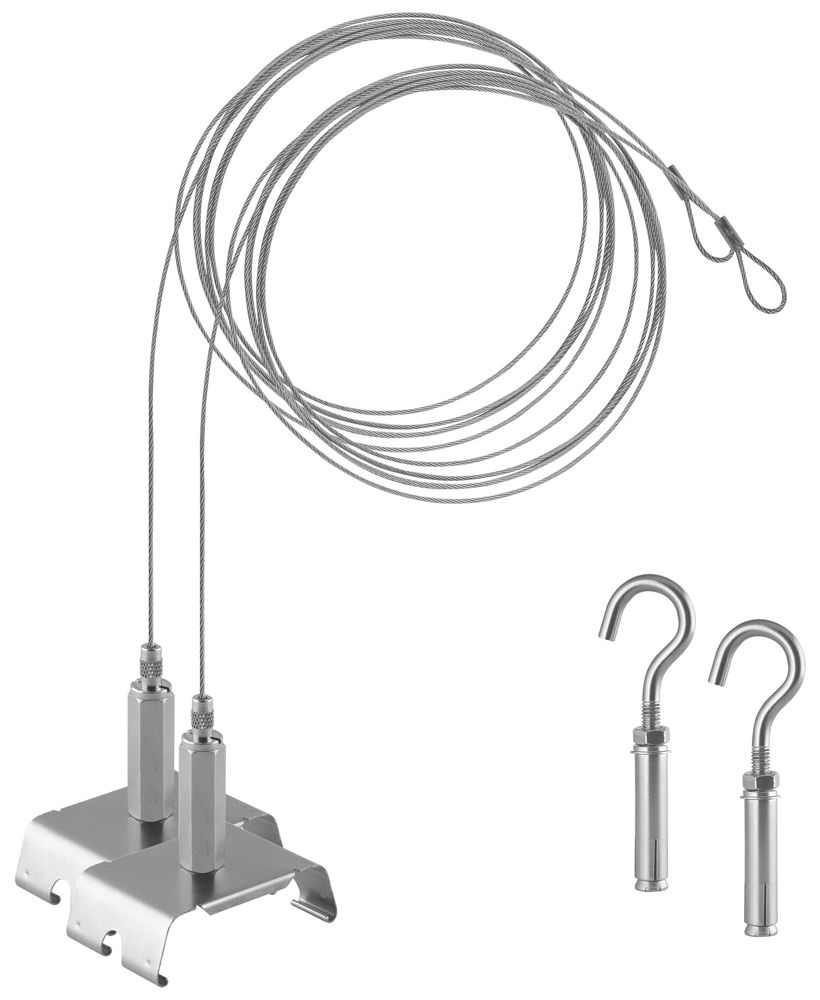 Kit de suspension à corde LEDVANCE TRUSYS FLEX acier p.barre profilée jeu de 2