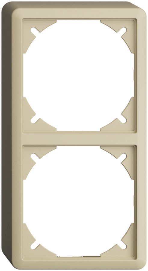 Cappa EDIZIOdue 39mm I-I vanille, per combinazione verticale/orizzontale