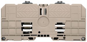 Borne à boulon Weidmüller WFF 185mm² 1000V 353A 2 connex.M12 TS35 beige