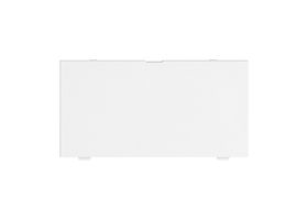 Bezeichnungsschild EDIZIO.liv 59.5×30.4mm m.Plexiglasscheibe gravierbar weiss