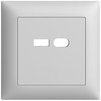 UP-Montageset Feller EDIZIOdue für Steckdose USB 18W Typ A + Typ C hellgrau