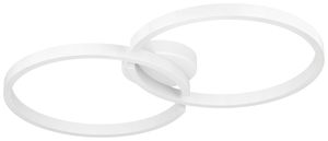 LED-Deckenleuchte Eglo AMANDOLO 19.5W 2400lm 2700…6500K IP20 DIM 675×380mm ws