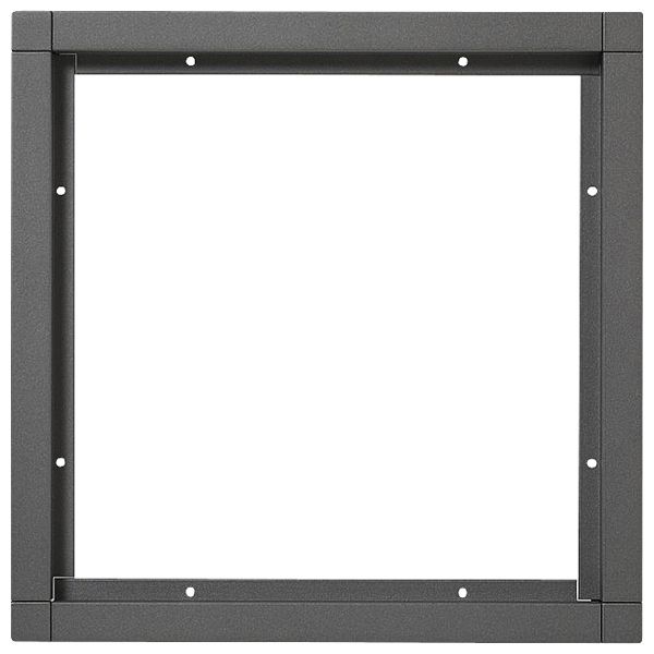 Kombirahmen Siedle, aus Aluminium, 231×231×15mm, grau