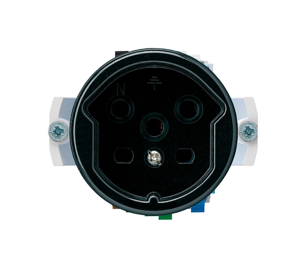 Einsatz zu UP-Steckdose basico T15 schwarz