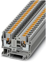 Borne 0.5…10mm² gris connexion Push-in PT 6