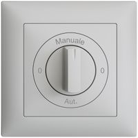 Kit front. 0-Manuale-0-Aut.grc EDIZIOdue 88×88mm pour interr.rot