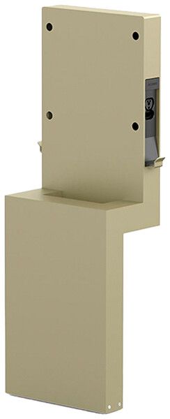 Colonnina di montaggio Scame BE-D su un lato 1735.5×594×375mm acciaio bronzo