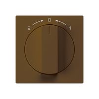 Schwenktaster 1->0<-2 braun kallysto mit Drehgriff