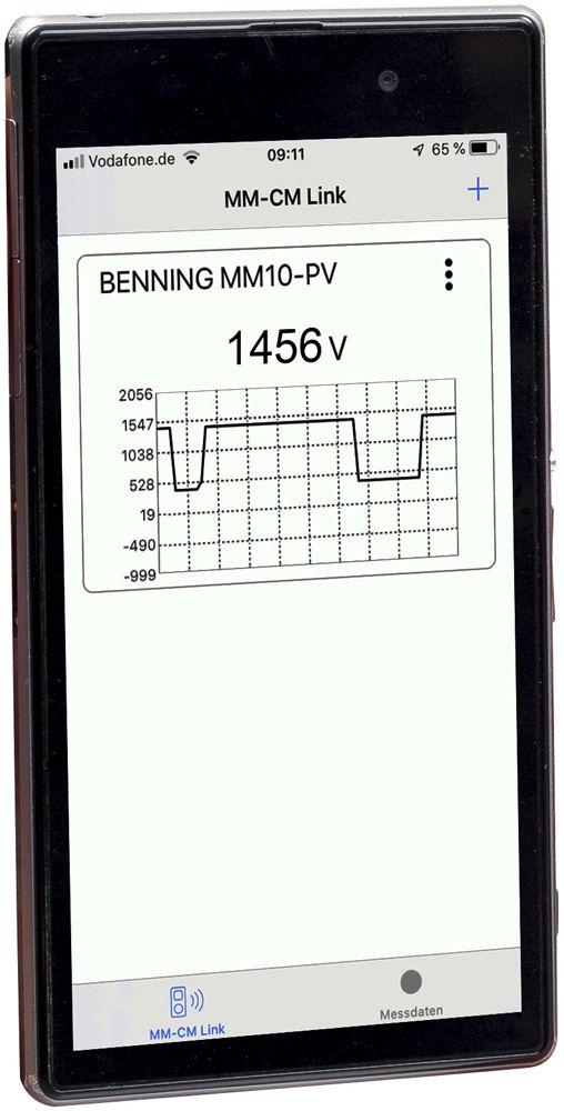 Multimetro digitale Benning MM 10-PV 1500VAC/2000VDC 10A 40MΩ Cat IV 600V
