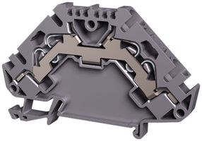 Durchgangs-Reihenklemme Woertz 0.5…4mm² 32A 800V Steckklemmanschluss 2×2 TH35 ro