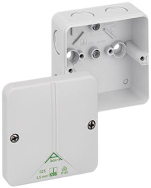 AP-Abzweigdose Abox-i m 025-L IP65 82×82×52mm grau