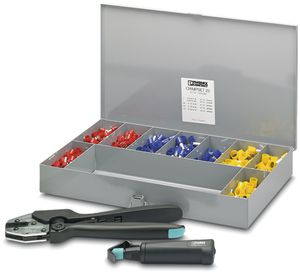 Cassetta d'assortim.CRIMPSET 25 terminali a crimp.10…25mm²