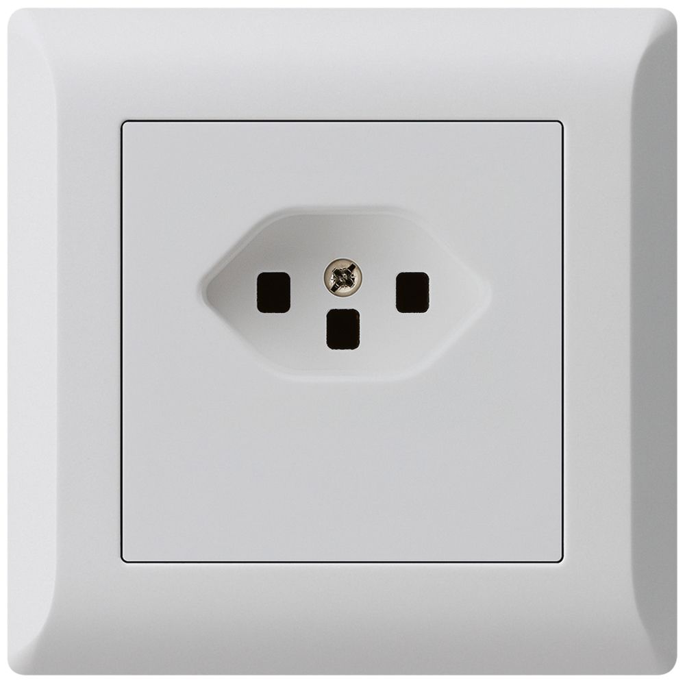 UP-Steckdose kallysto.line T23 hellgrau Schraubklemme