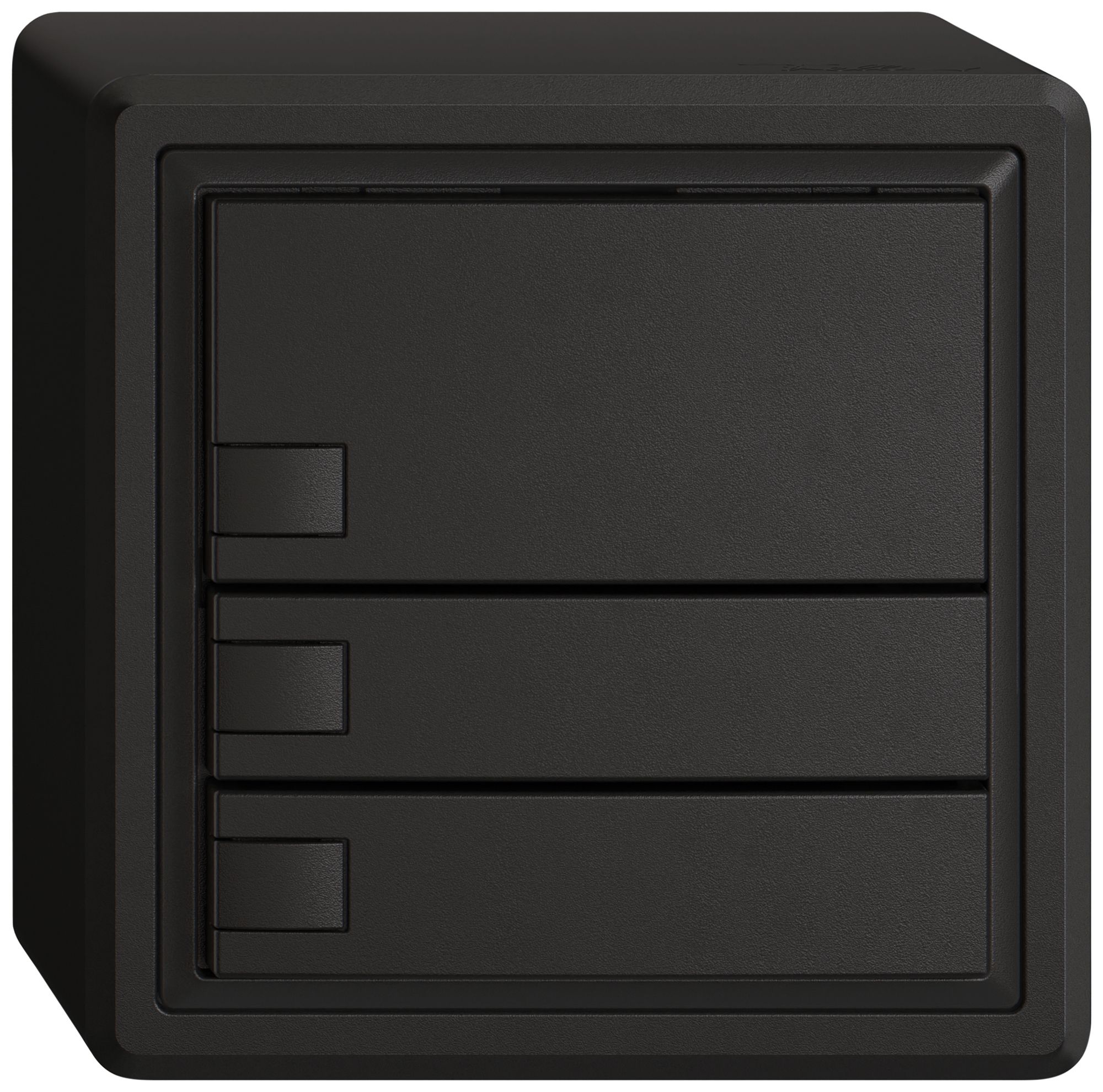 Pulsante KNX RGB AP EDIZIO.liv SNAPFIX® sensore temp.s.LED 3× com.1T ne