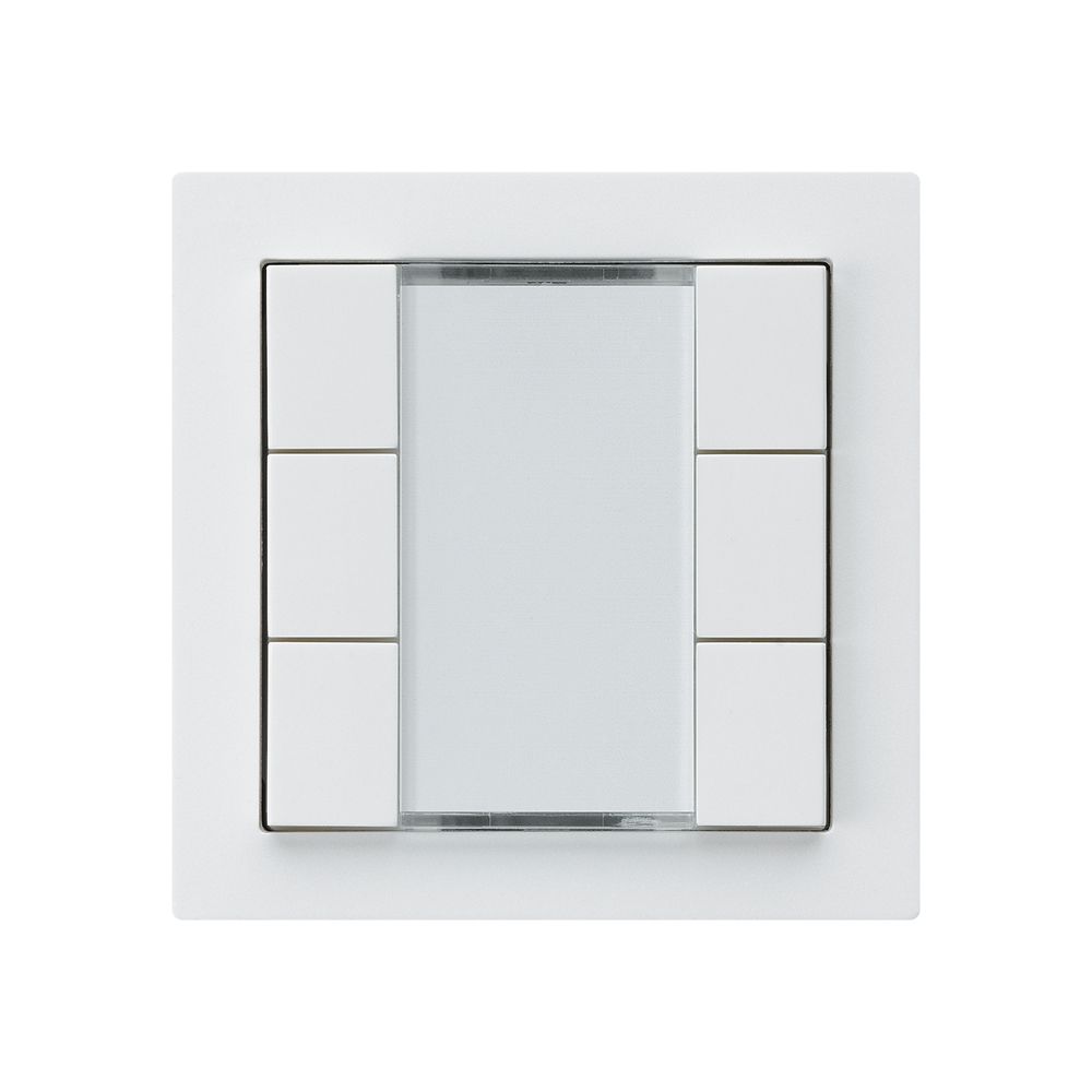Poussoir ENC kallysto A KNX 6× s/e-link blanc
