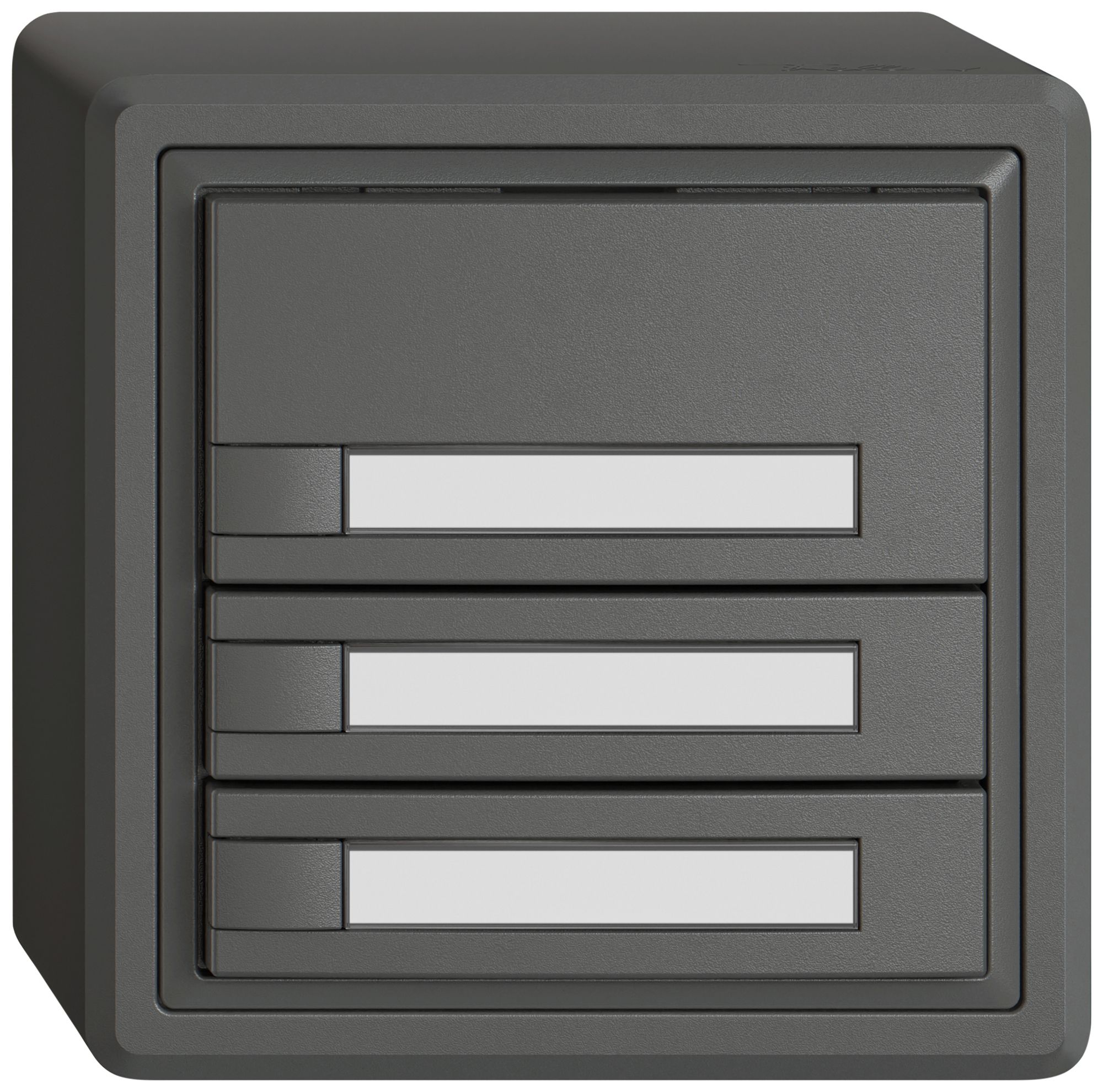 AP-Universaltaster EDIZIO.liv UNI SNAPFIX® 12…48V o.LED 3× 1-Tbed.Pap.dgu