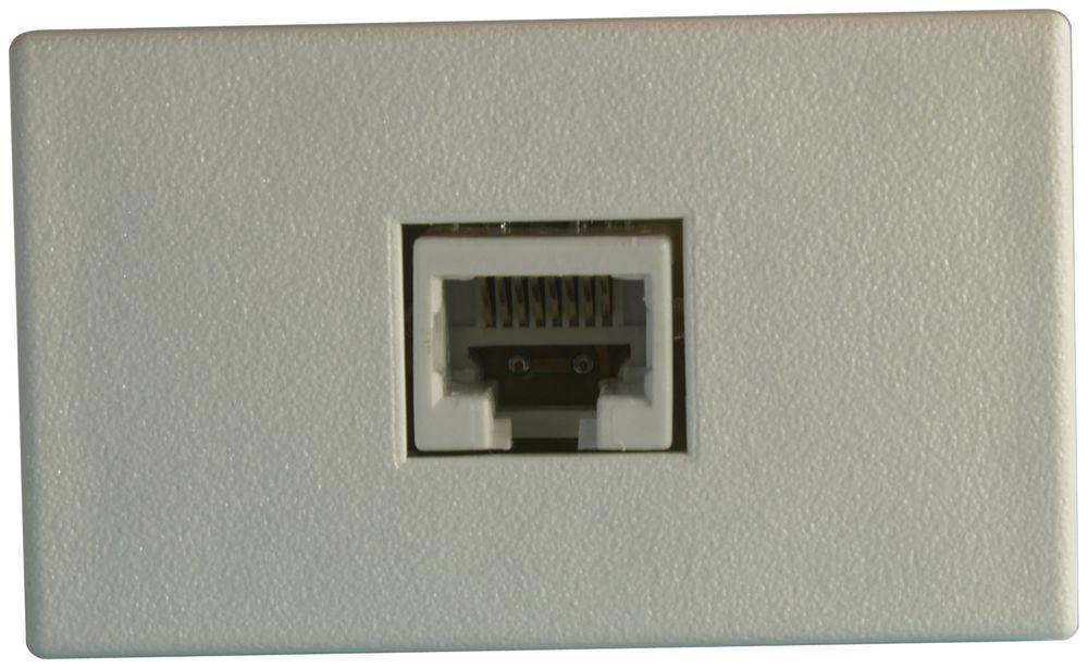 EB-Anschlussdose FLF 37×62 1RJ45 weiss
