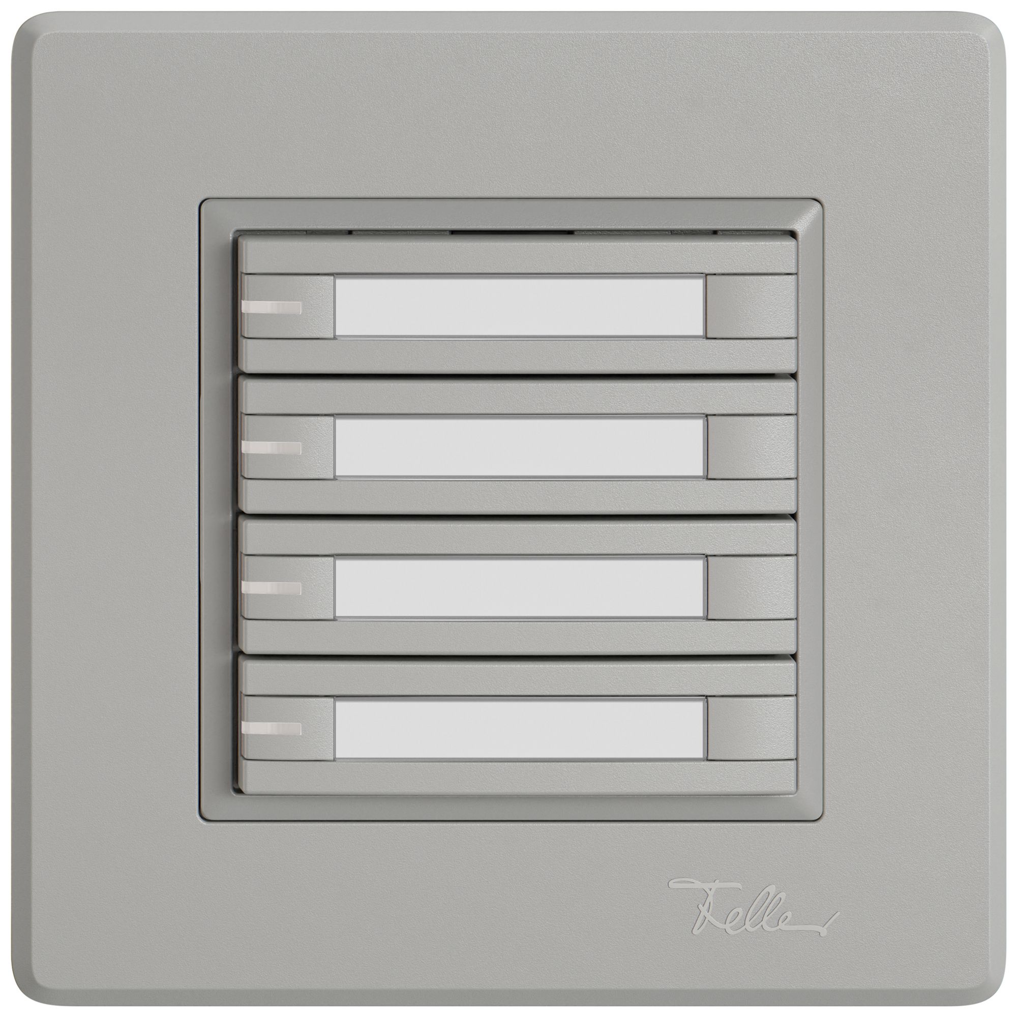 UP-Universaltaster EDIZIO.liv UNI SNAPFIX® m.LED RGB 4× 2-Tbed.Pap.hgu