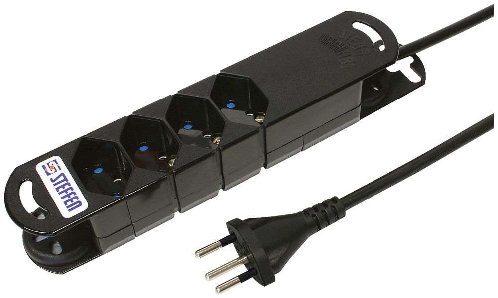 Prise multiple STEBA VARIABL 4×T13 sans interrupteur 3m noir