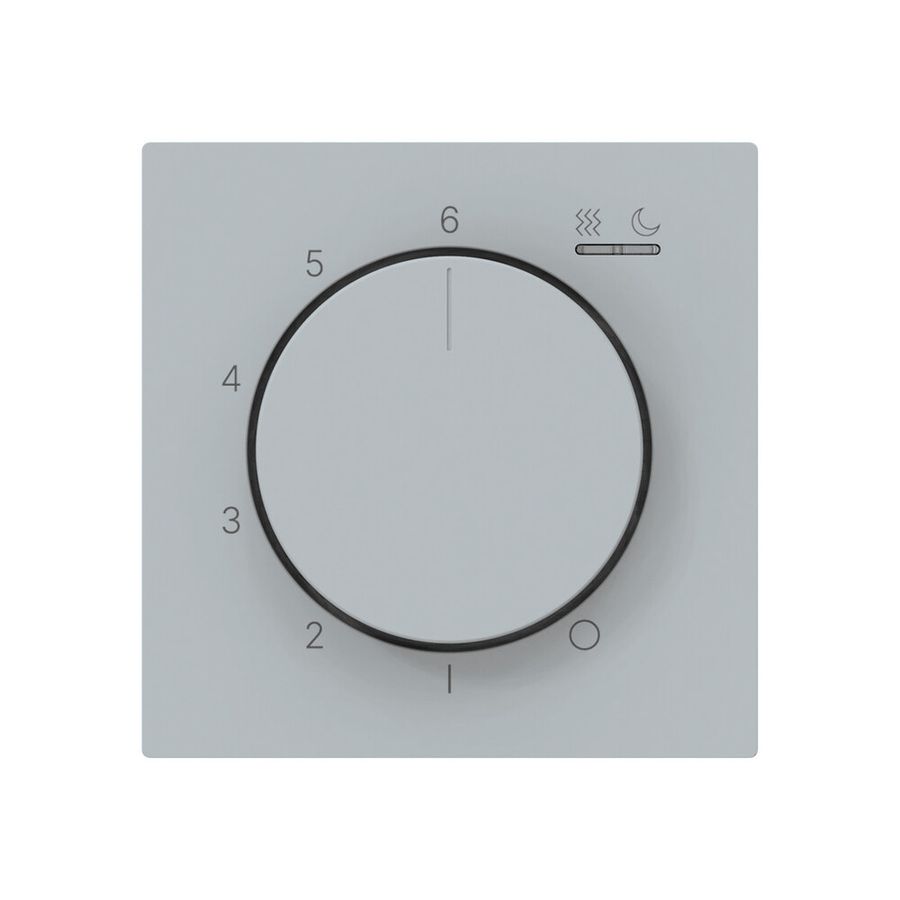 UP-Frontset kallysto Thermostat 4A 60×60×5mm grau IP20