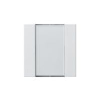 Frontset Hager kallysto 2-fach KNX weiss